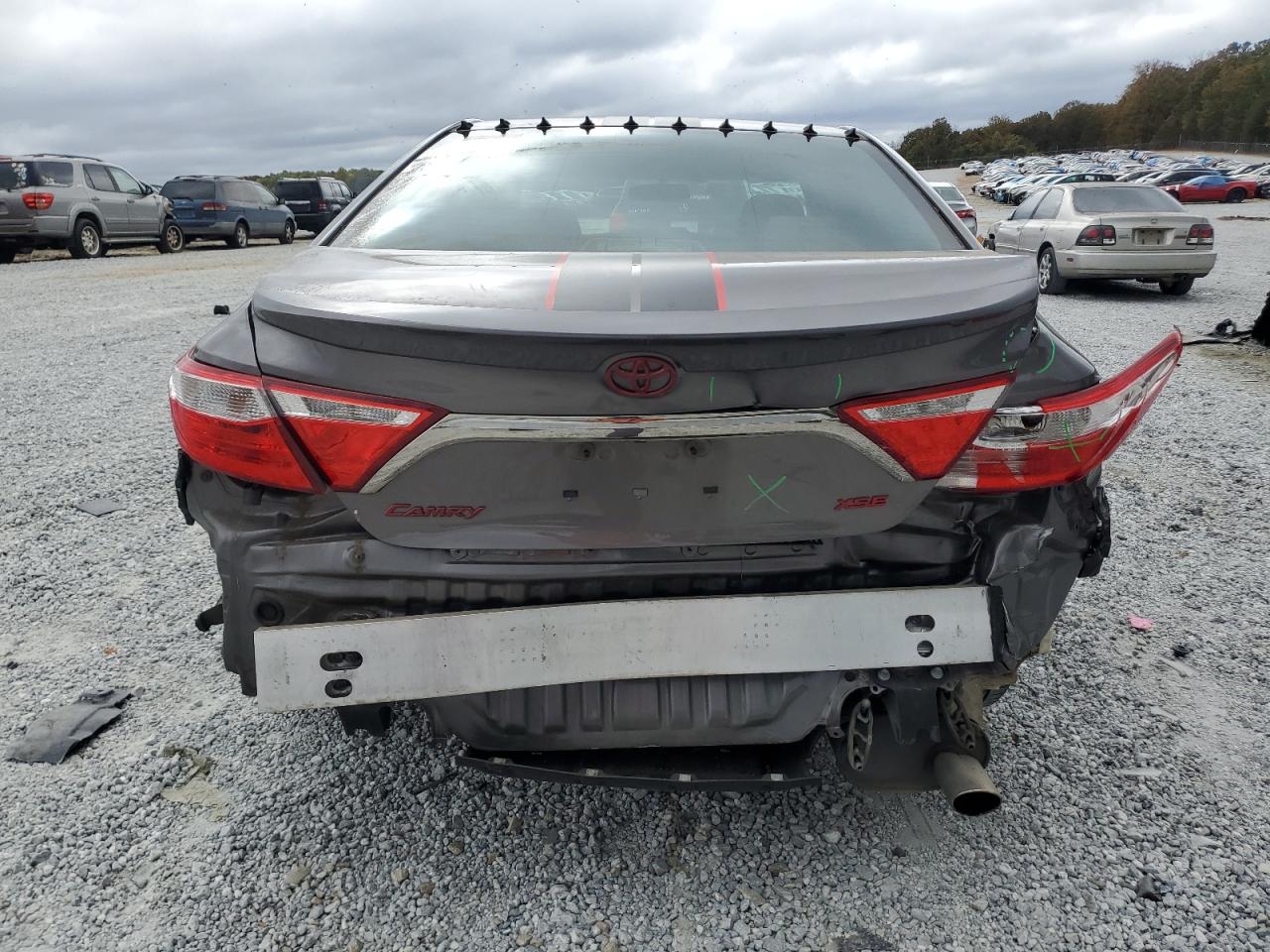 2017 Toyota Camry VIN 4T1BF1FK9HU269586 Copart auction photo, rear end / mechanical damage thumbnail 6