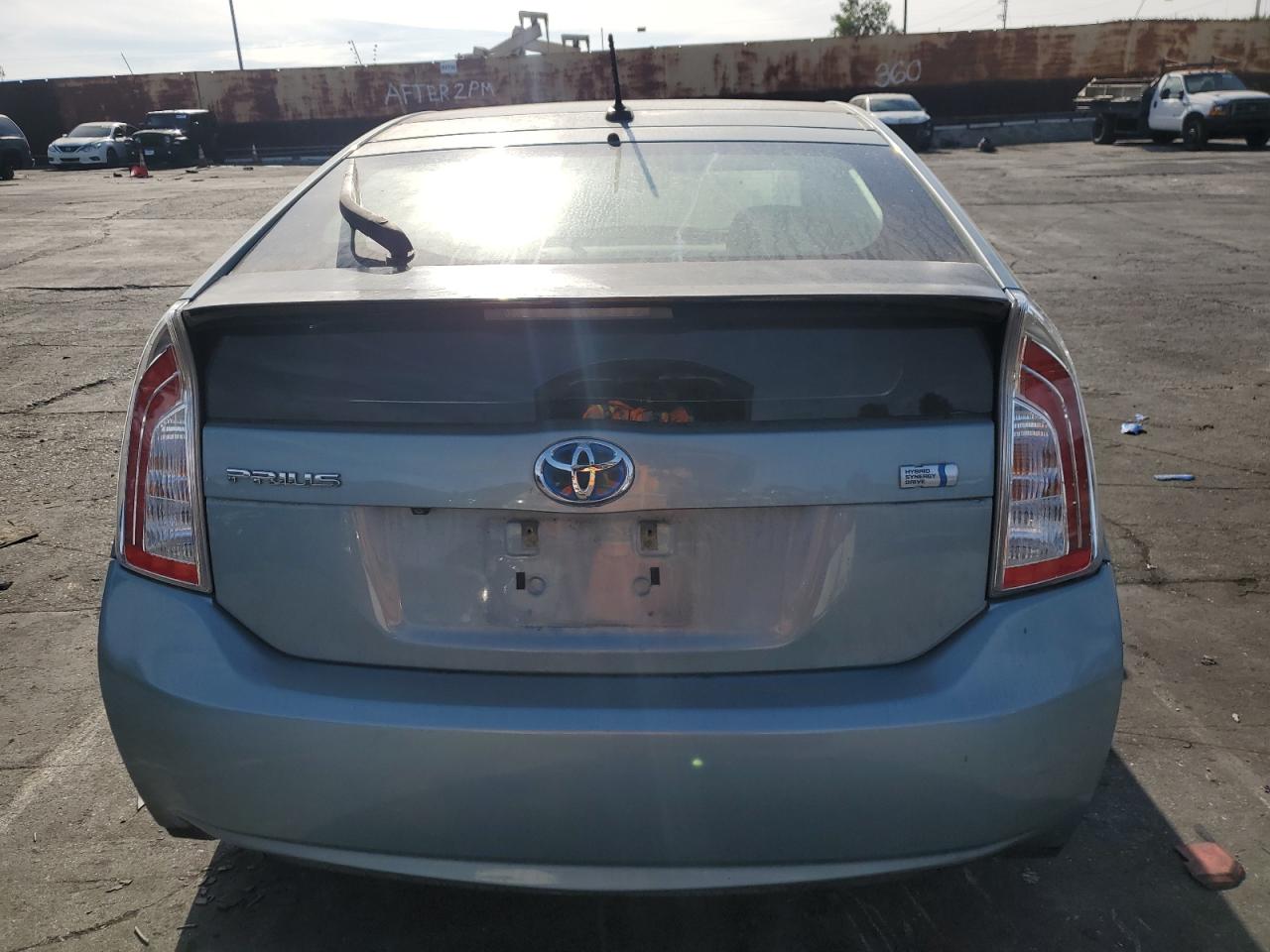 2012 Toyota Prius VIN JTDKN3DU6C5501782 Copart auction photo, all over damage thumbnail 6