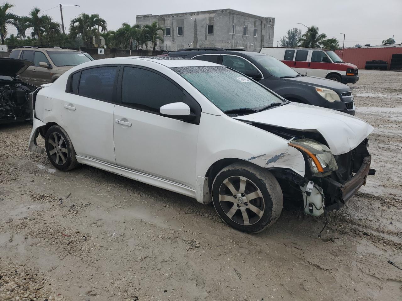 2012 Nissan Sentra VIN 3N1AB6AP5CL623623 Copart auction photo, front end / rear end damage thumbnail 4