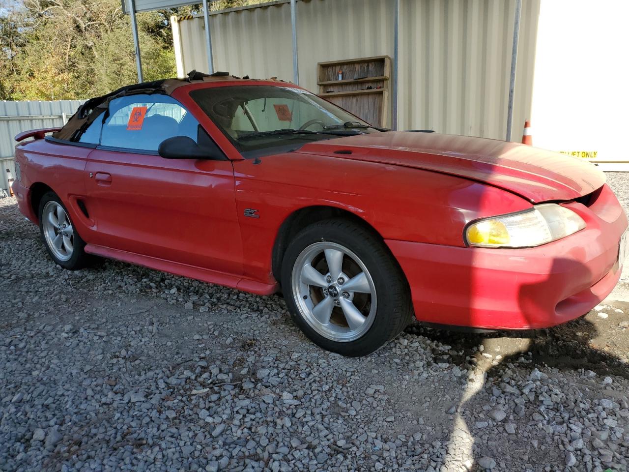 1994 Ford Mustang VIN 1FALP45T8RF170822 Copart auction photo, top/roof / water/flood damage thumbnail 4