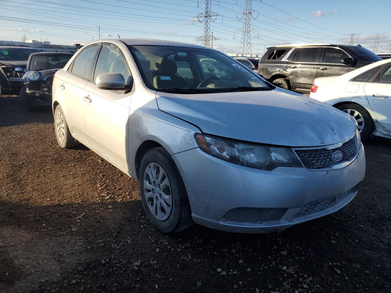 2013 KIA Forte VIN KNAFT4A25D5663773 Copart auction photo, side / rear end damage thumbnail 4