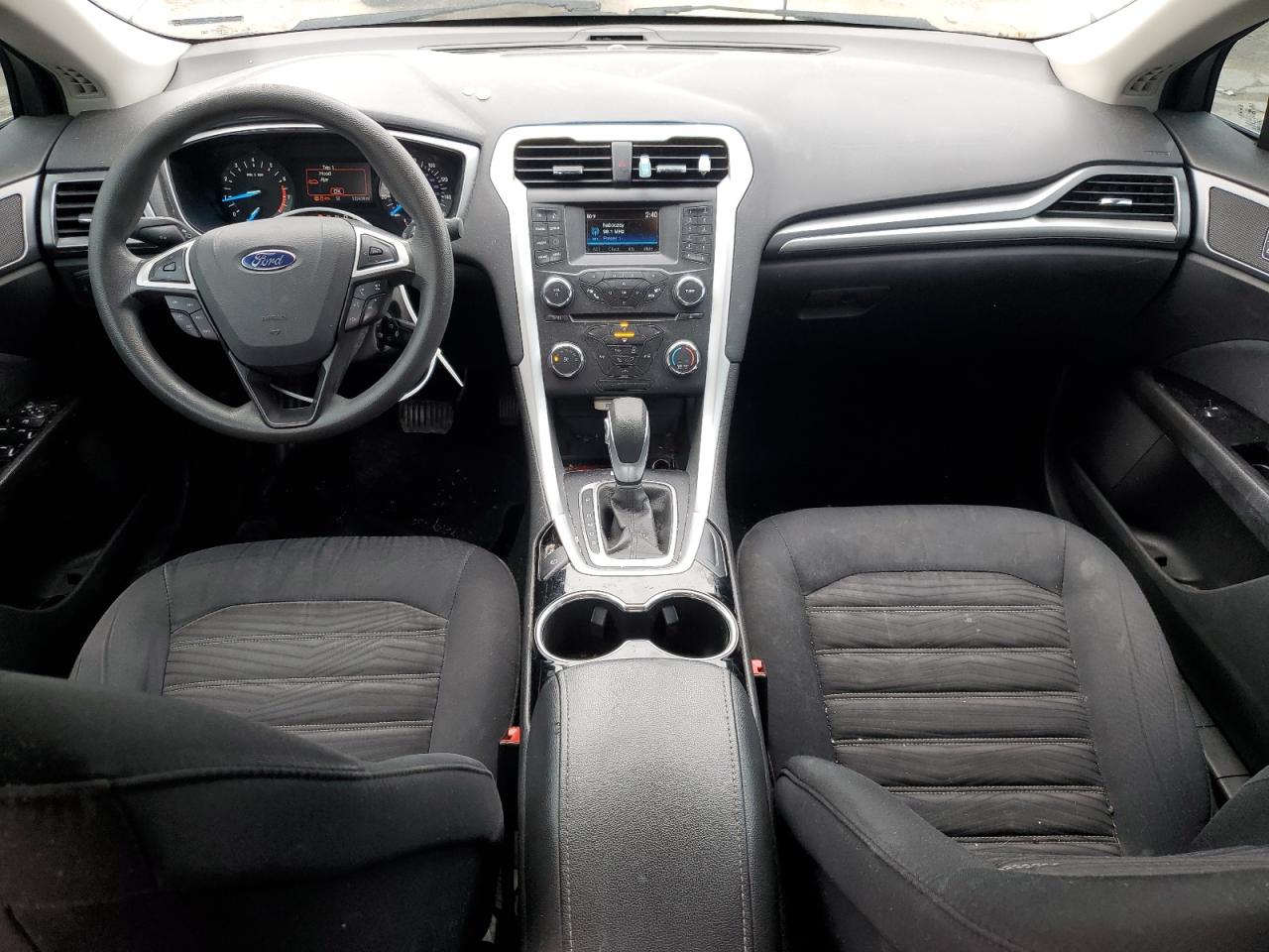 2016 Ford Fusion VIN 1FA6P0H74G5101603 Copart auction photo, undercarriage / front end damage thumbnail 8