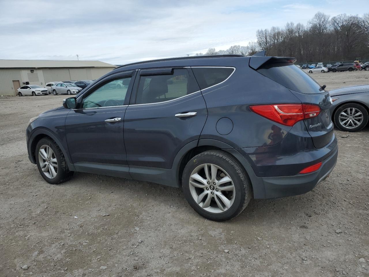 2014 Hyundai Santa Fe VIN 5XYZU3LA0EG213209 Copart auction photo, all over damage thumbnail 2