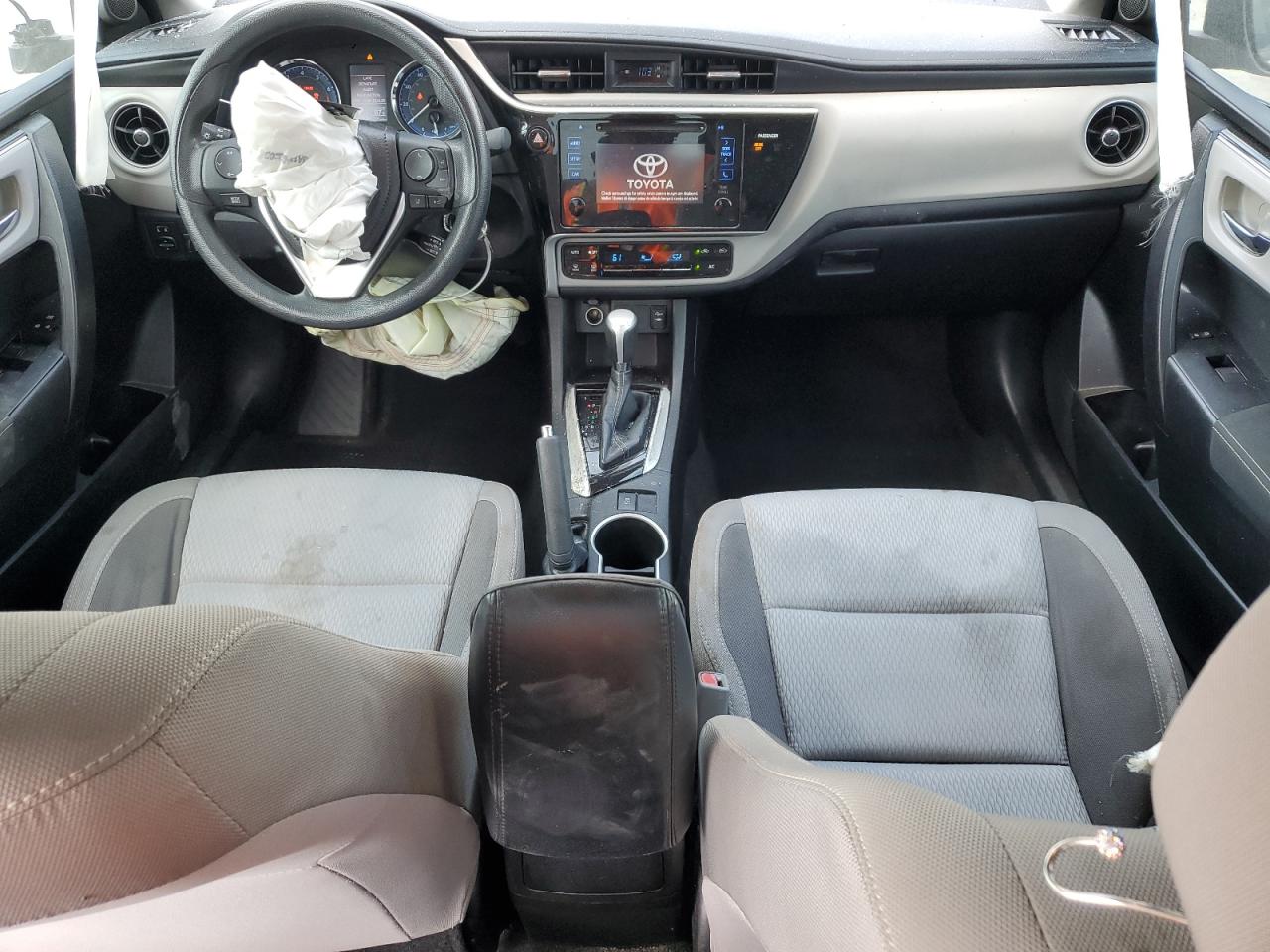 2017 Toyota Corolla VIN 5YFBURHE3HP653764 Copart auction photo, side / front end damage thumbnail 8
