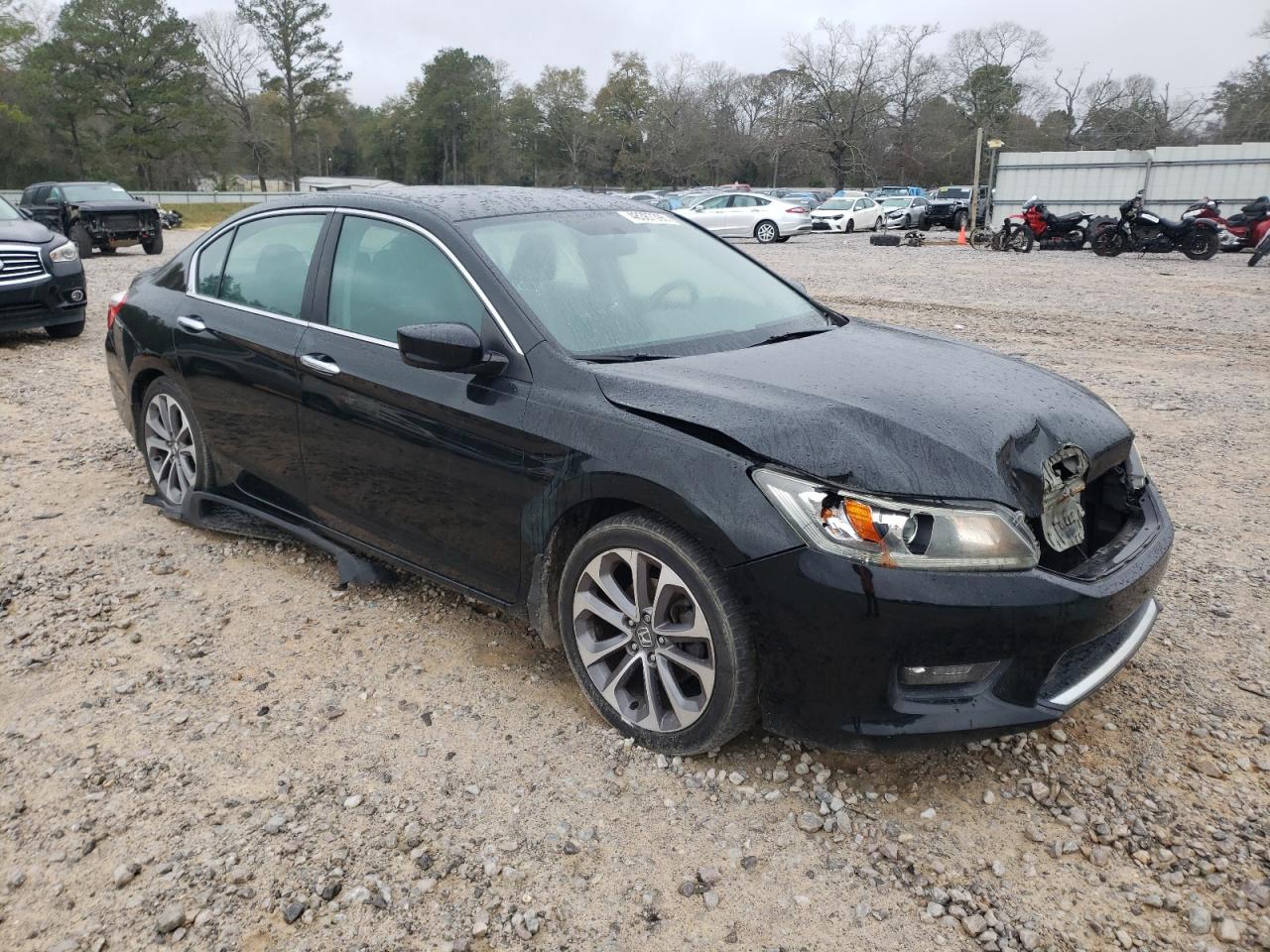 2014 Honda Accord VIN 1HGCR2F5XEA047783 Copart auction photo, front end damage thumbnail 4
