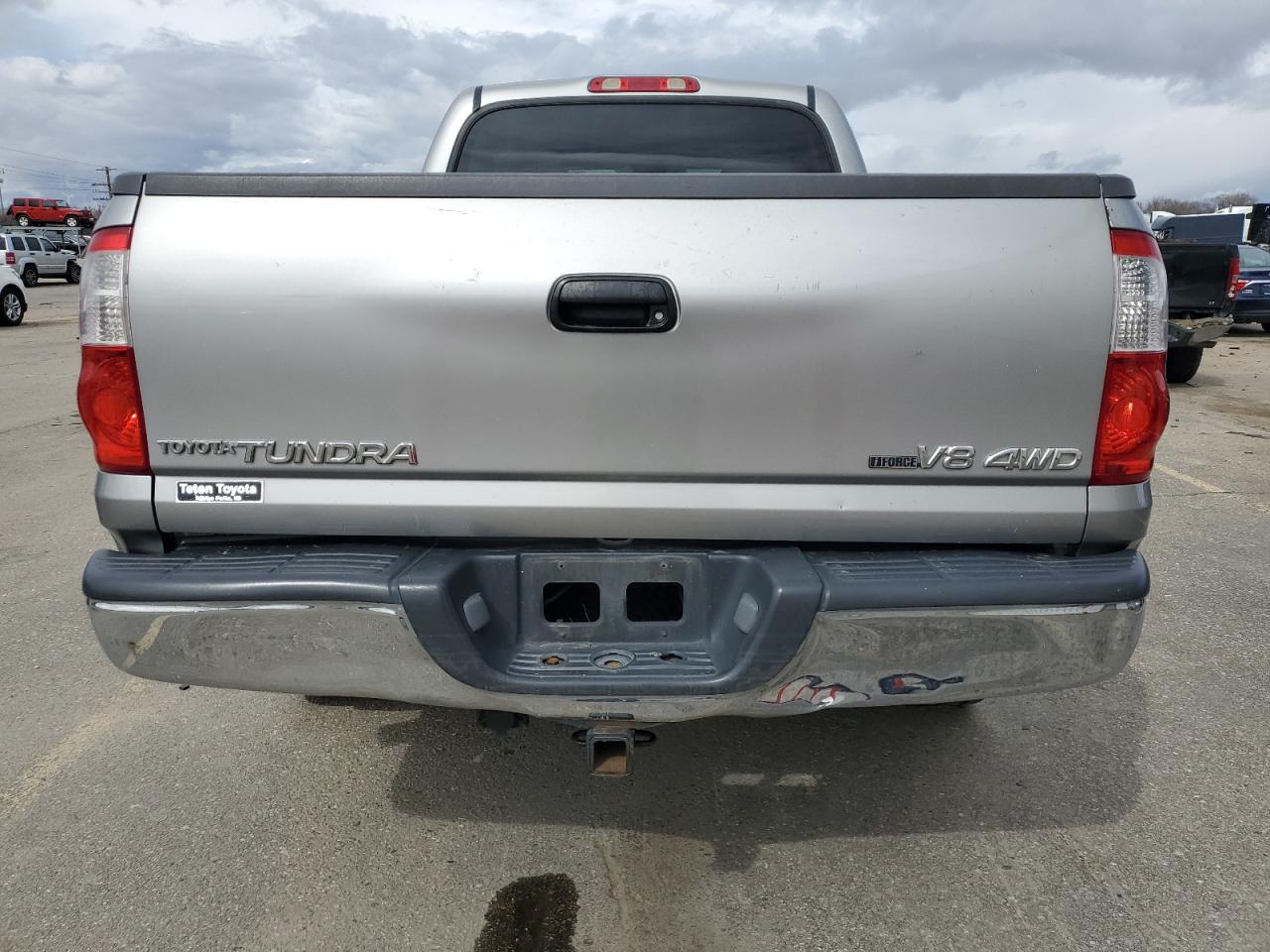2006 Toyota Tundra VIN 5TBDT44186S529973 Copart auction photo, front end / undercarriage damage thumbnail 6