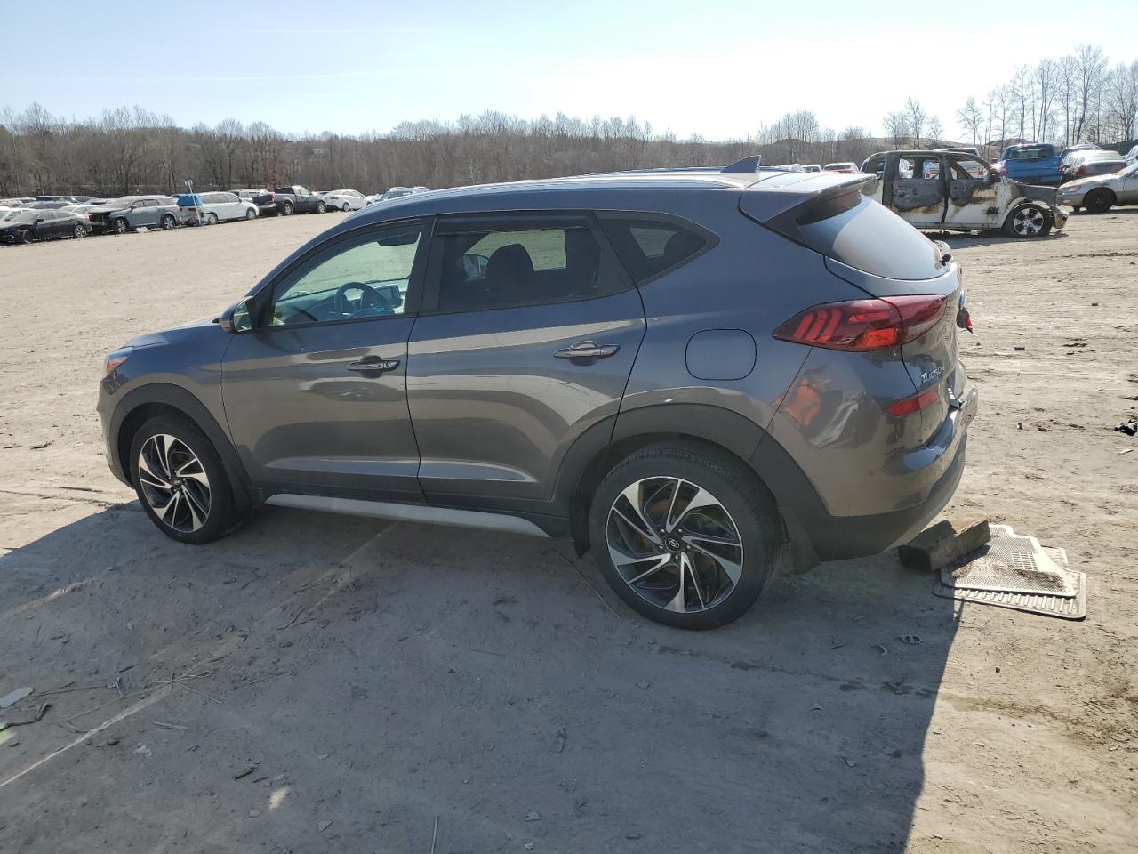2020 Hyundai Tucson VIN KM8J3CAL8LU240816 Copart auction photo, rear end damage thumbnail 2