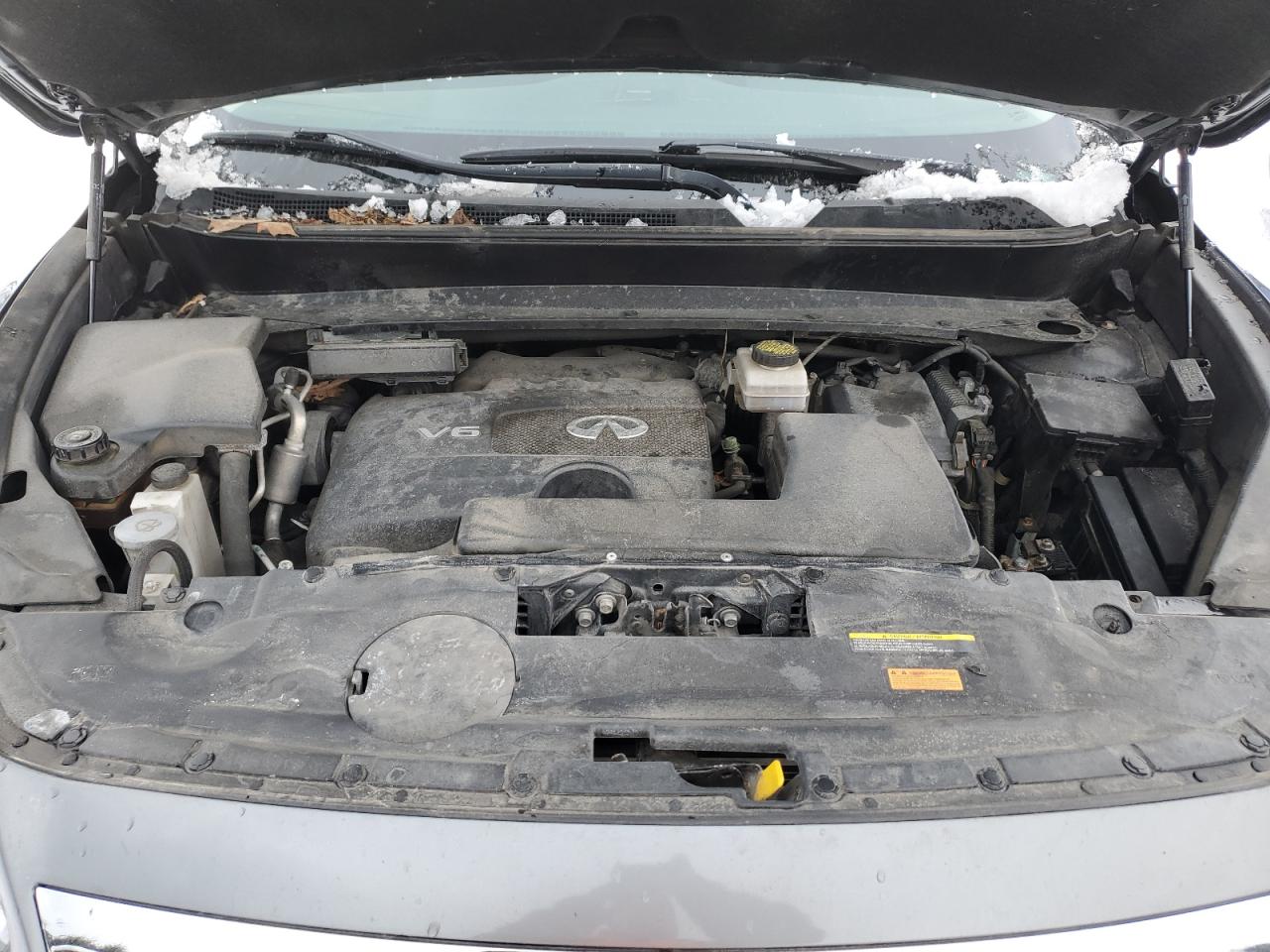 2018 Infiniti QX60 VIN 5N1DL0MMXJC509725 Copart auction photo, front end / side damage thumbnail 12
