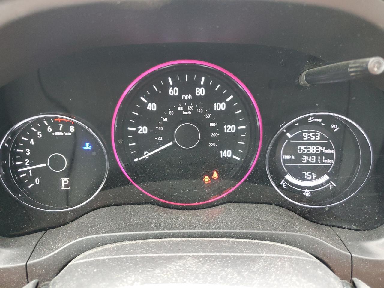 2020 Honda HR-V VIN 3CZRU6H36LM730813 Copart auction photo, all over damage thumbnail 9