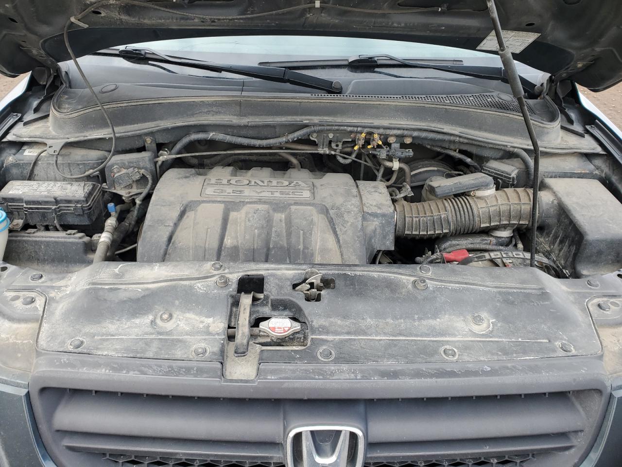 2005 Honda Pilot VIN 2HKYF18435H000762 Copart auction photo, hail / rear end damage thumbnail 12