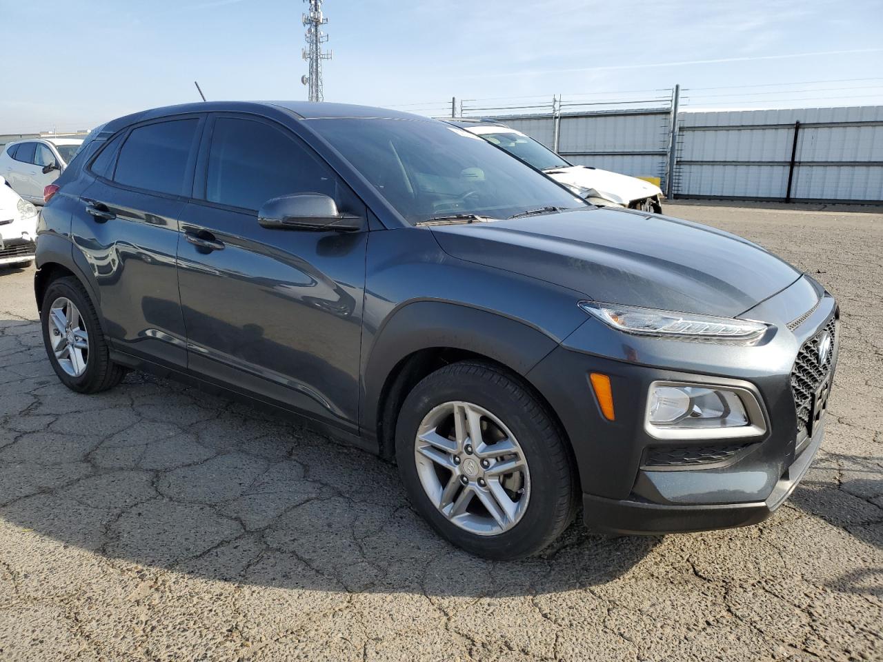 2019 Hyundai Kona VIN KM8K12AA7KU332288 Copart auction photo, rear end damage thumbnail 4