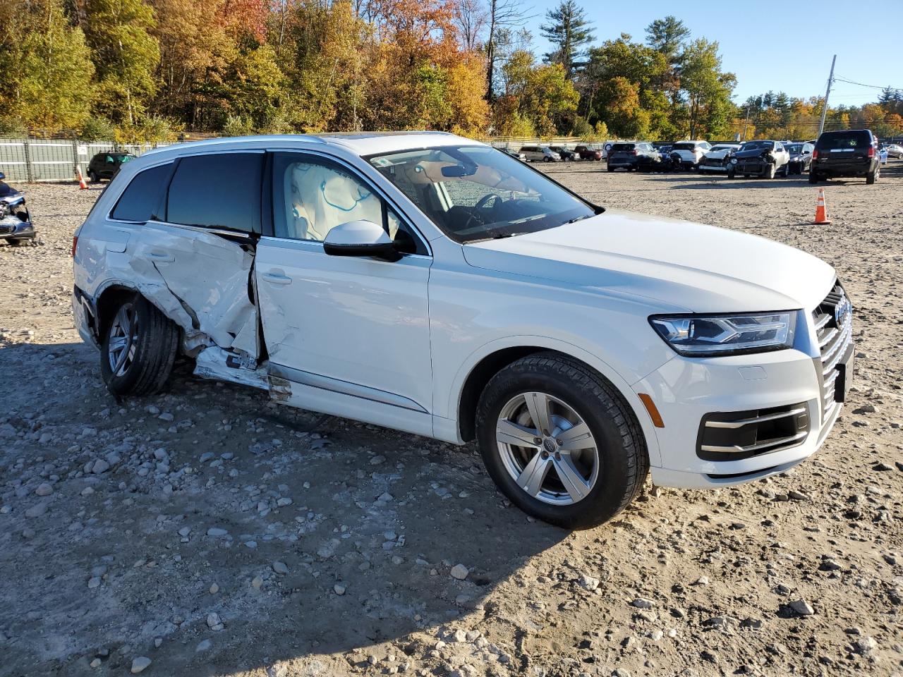 2017 Audi Q7 VIN WA1LHAF70HD046264 Copart auction photo, side damage thumbnail 4