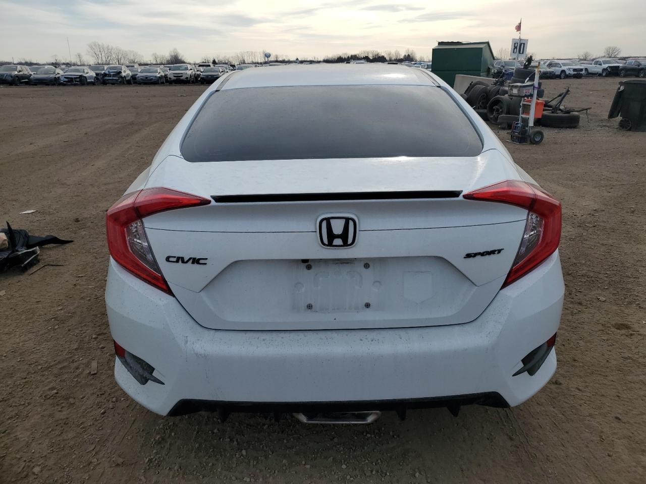 2021 Honda Civic VIN 2HGFC2F86MH543947 Copart auction photo, front end damage thumbnail 6