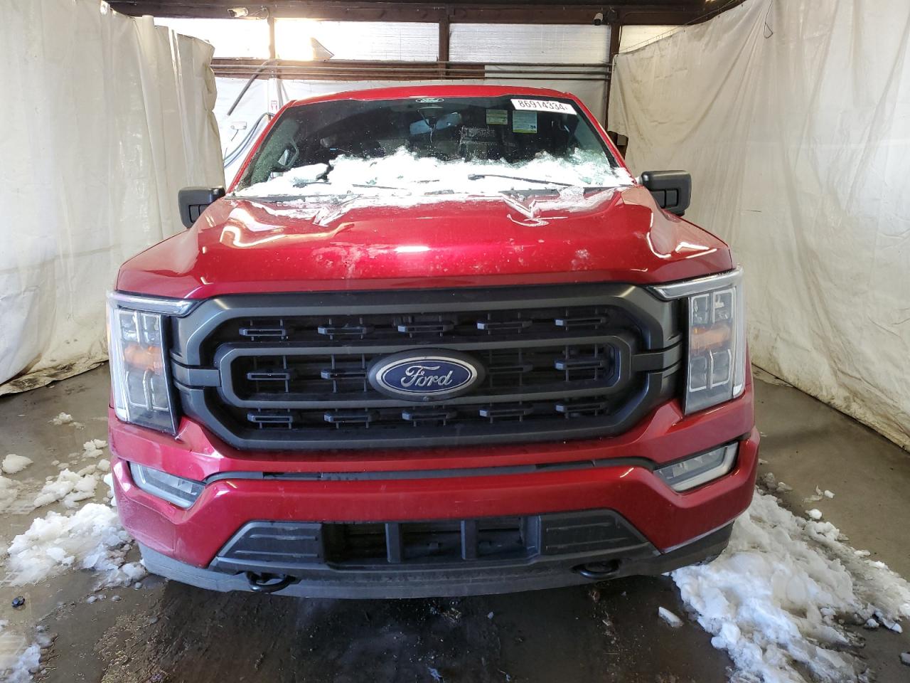 2022 Ford F-150 VIN 1FTEW1EP5NFC08895 Copart auction photo, side / rear end damage thumbnail 5