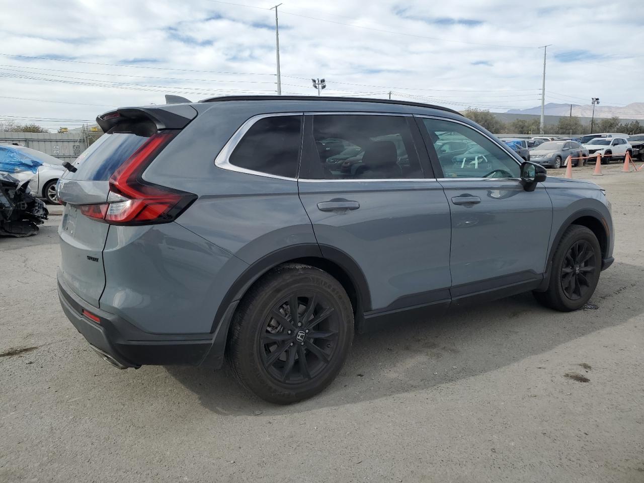 2023 Honda CR-V VIN 2HKRS5H54PH700597 Copart auction photo, rear end damage thumbnail 3