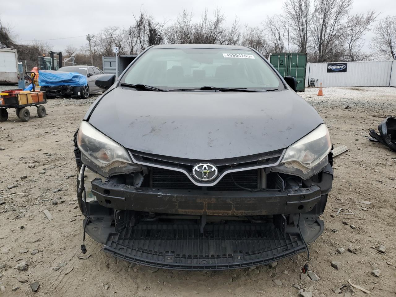 2016 Toyota Corolla VIN 2T1BURHE5GC716037 Copart auction photo, front end damage thumbnail 5