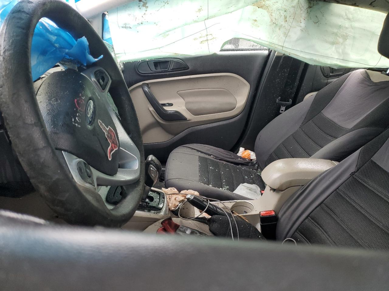 2019 Ford Fiesta VIN 3FADP4BJ0KM161531 Copart auction photo, all over damage thumbnail 7