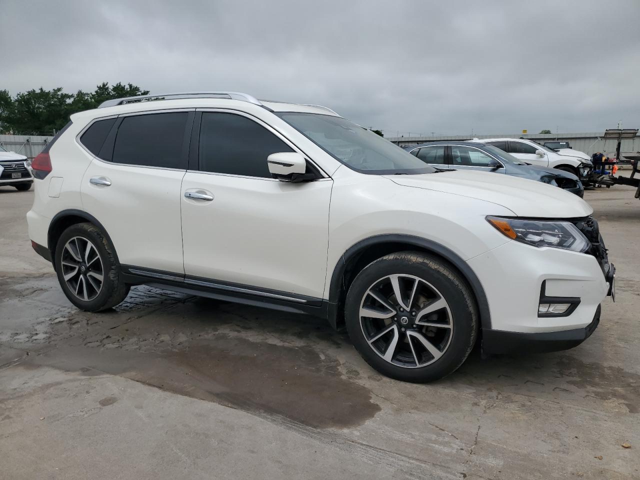 2018 Nissan Rogue VIN JN8AT2MT2JW459786 Copart auction photo, front end / side damage thumbnail 4