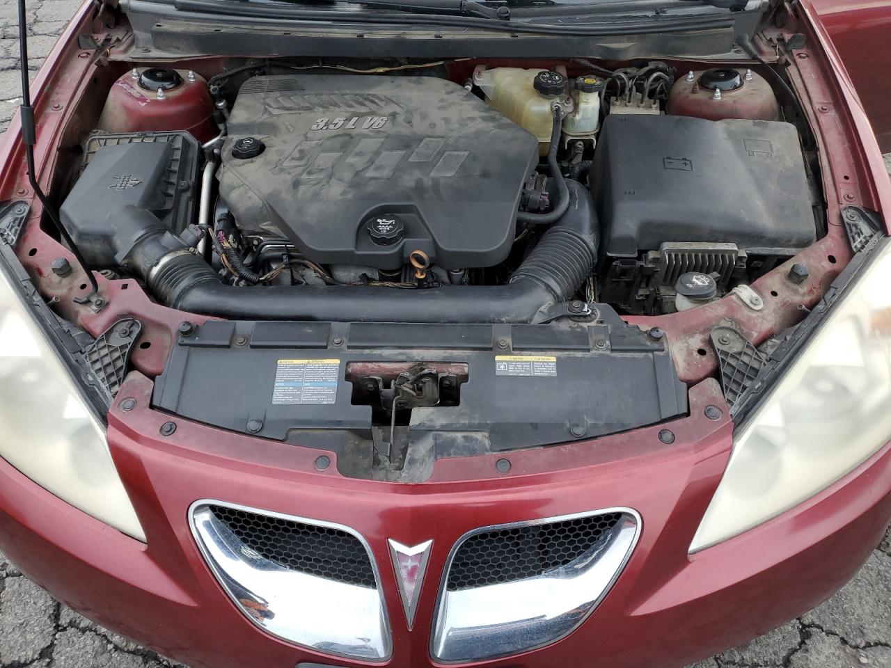2008 Pontiac G6 VIN 1G2ZG57N384165342 Copart auction photo, burn damage thumbnail 11