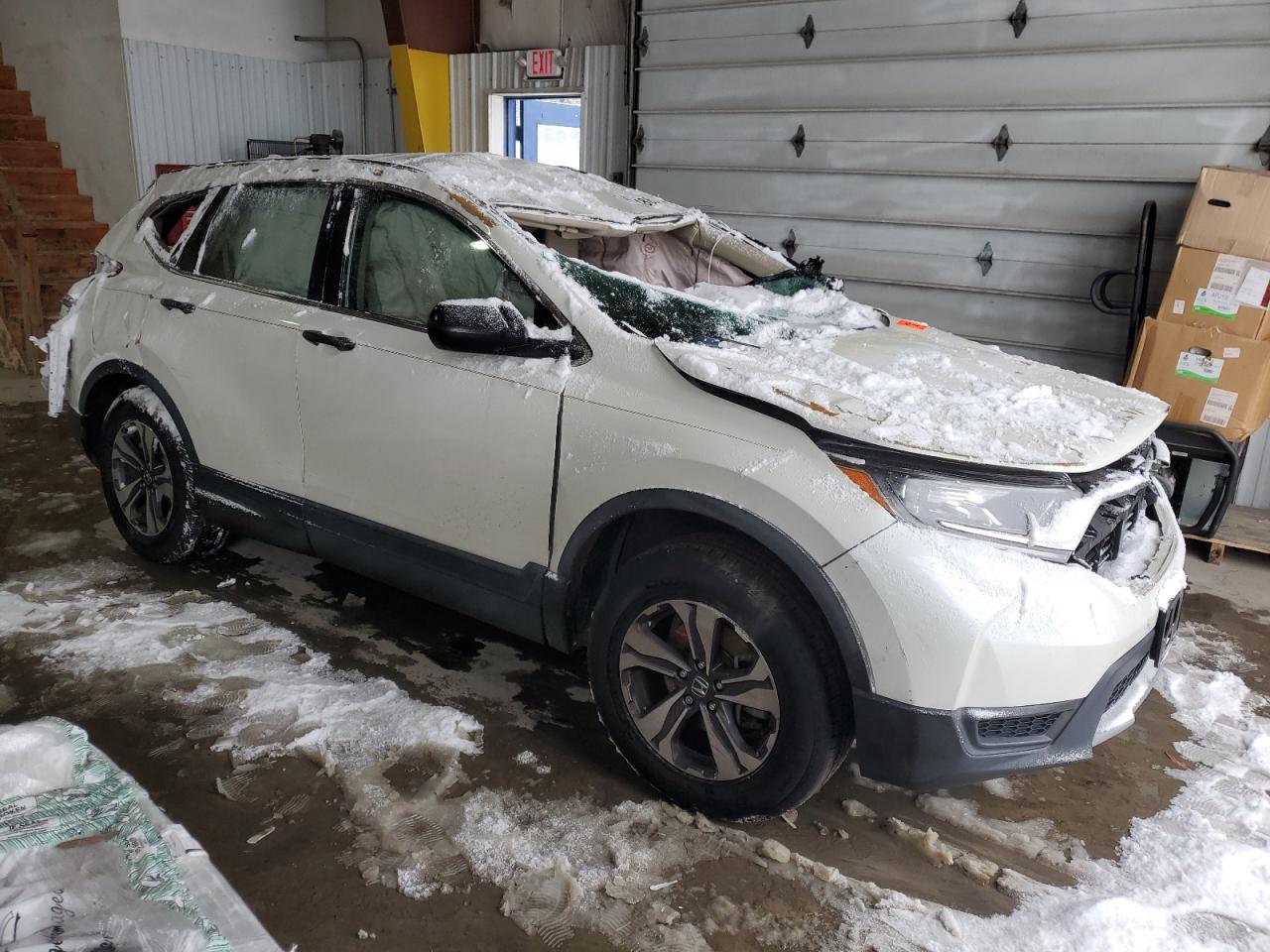 2017 Honda CR-V VIN 2HKRW6H32HH208015 Copart auction photo, all over damage thumbnail 4