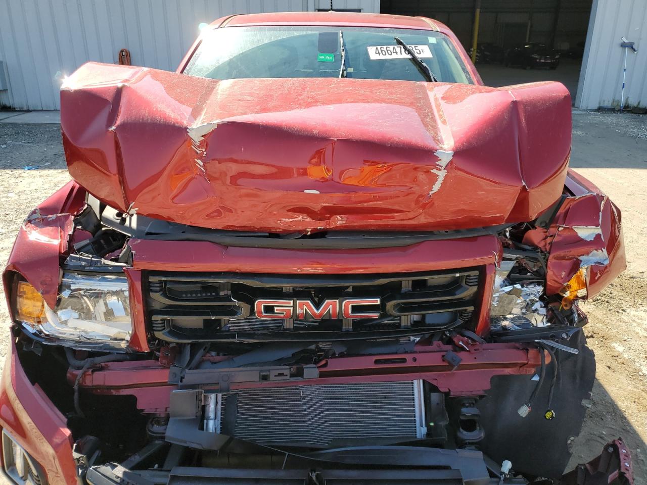 2022 GMC Canyon VIN 1GTG5CENXN1117107 Copart auction photo, front end damage thumbnail 12