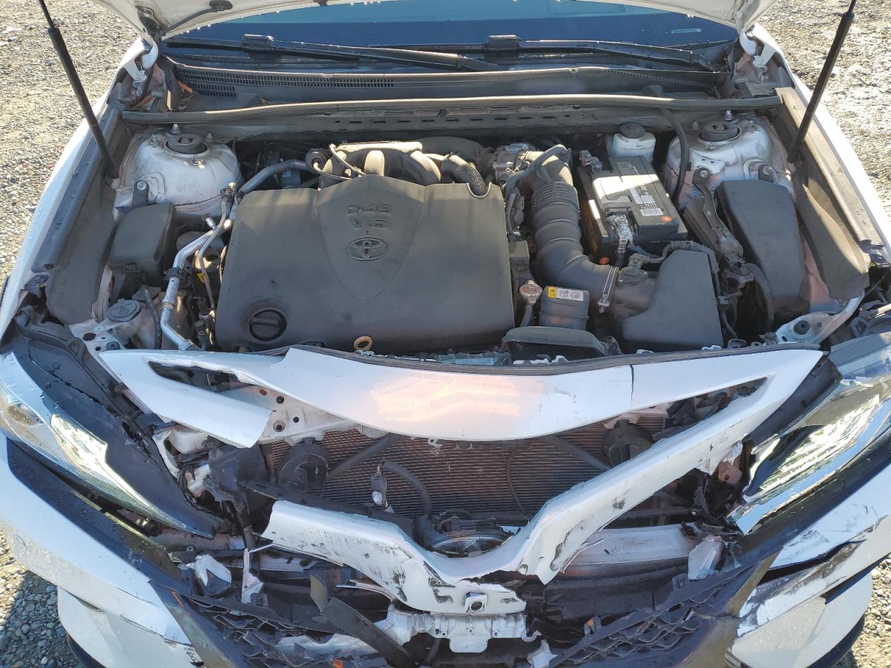 2020 Toyota Camry VIN 4T1KZ1AK2LU041341 Copart auction photo, rear end / front end damage thumbnail 13