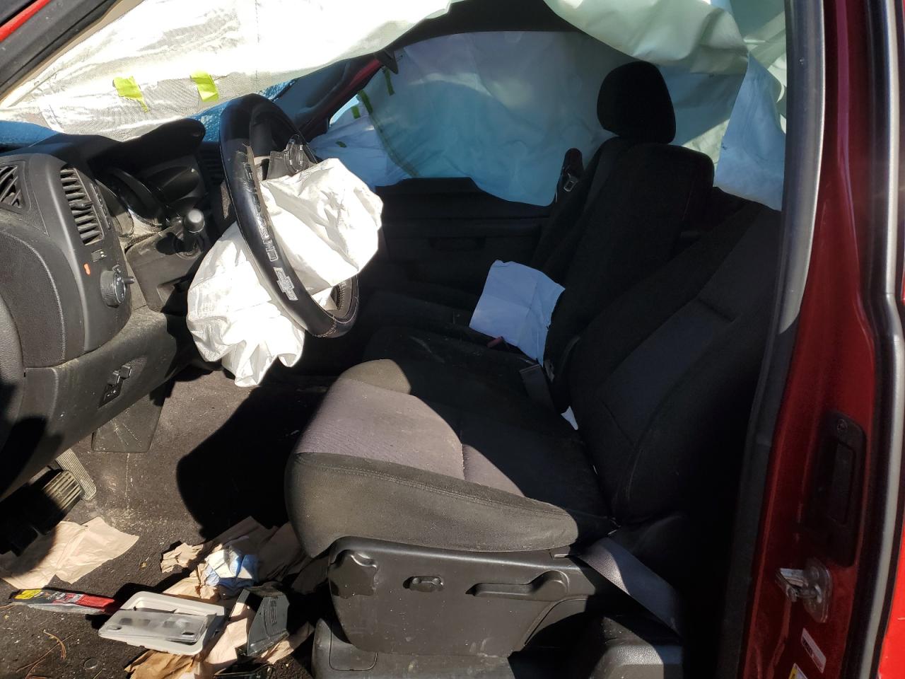 2013 Chevrolet Silverado VIN 1GCRKSE74DZ371120 Copart auction photo, all over damage thumbnail 7