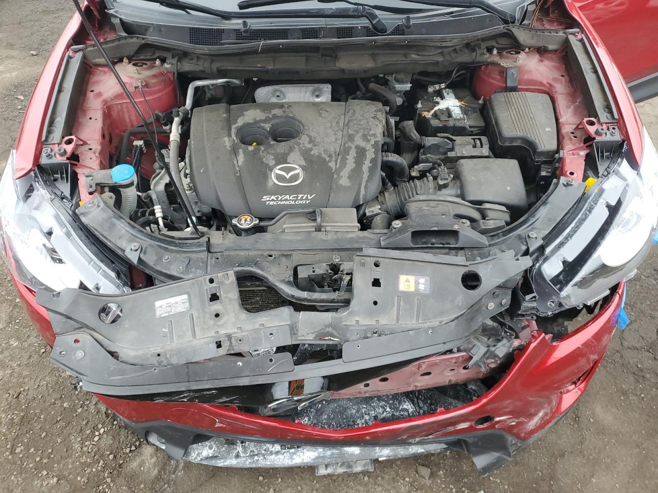 2014 Mazda CX-5 VIN JM3KE4CY1E0313415 Copart auction photo, front end damage thumbnail 12