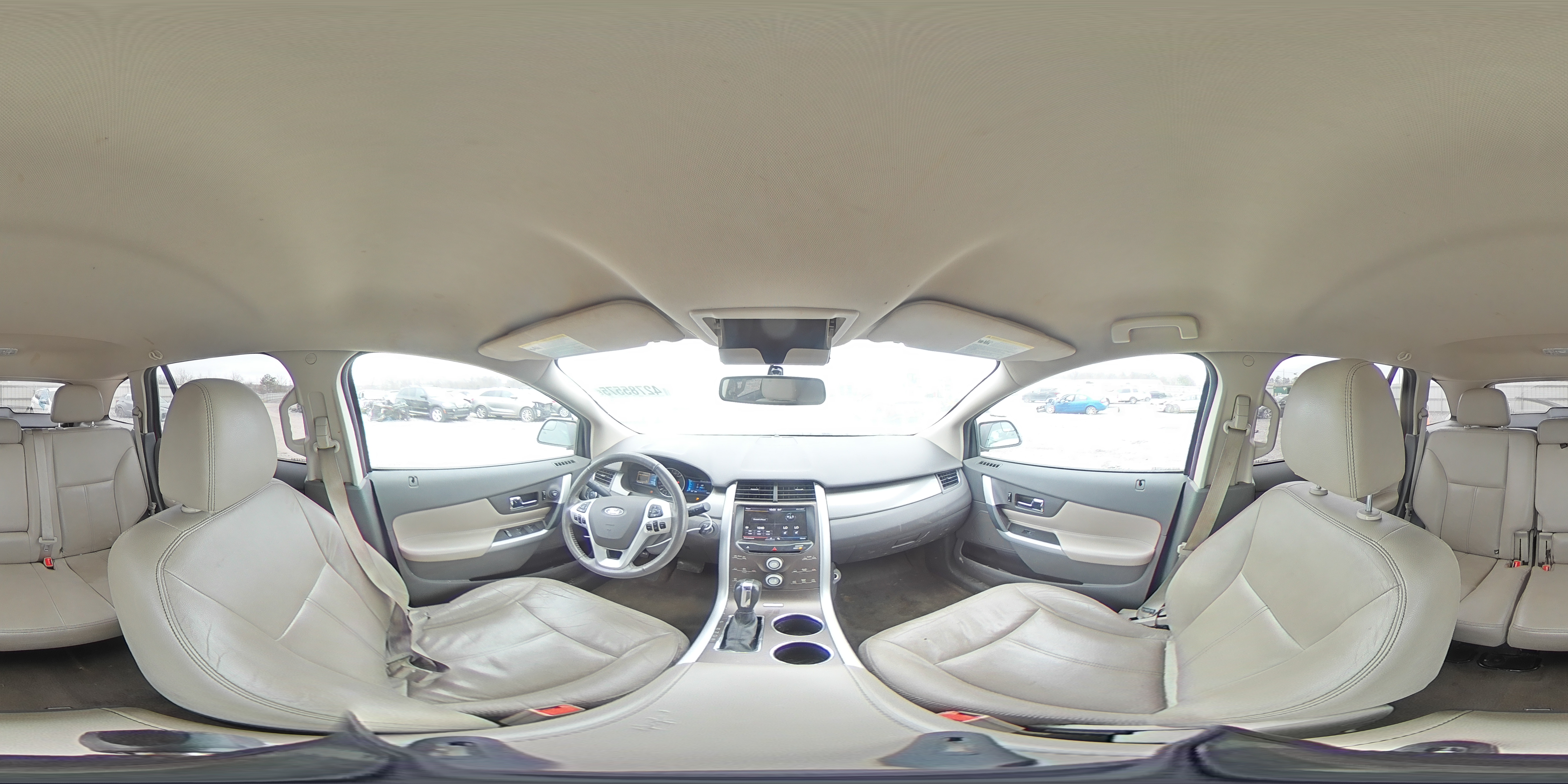 2013 Ford Edge VIN 2FMDK3JCXDBE23139 Copart auction photo, front end / minor dent/scratches damage thumbnail 13