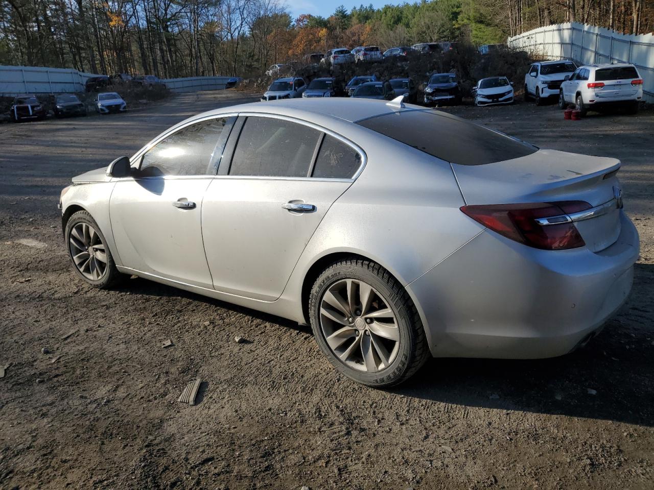 2014 Buick Regal VIN 2G4GN5EX4E9255326 Copart auction photo, biohazard/chemical / front end damage thumbnail 2