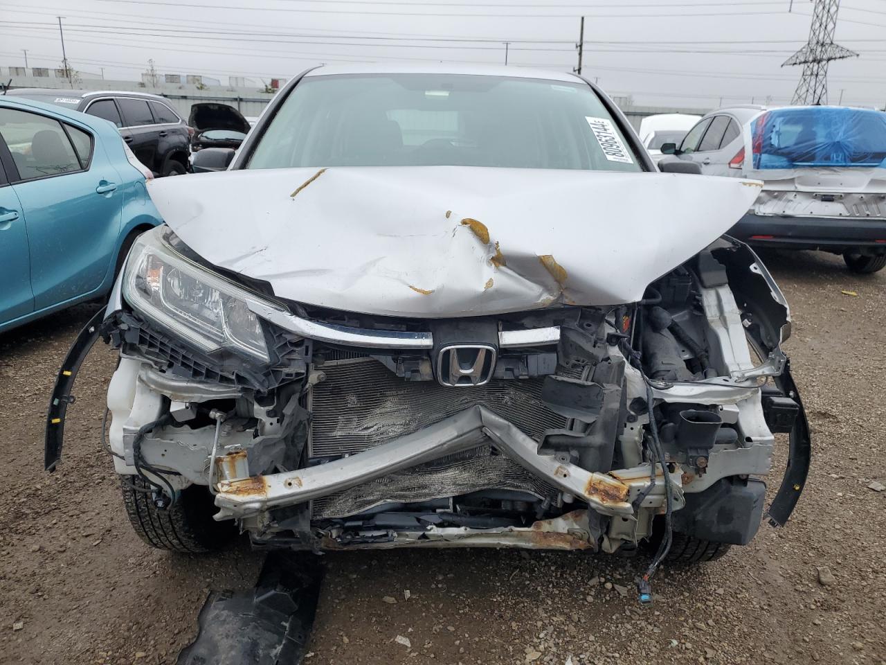 2016 Honda CR-V VIN 2HKRM4H38GH668871 Copart auction photo, front end damage thumbnail 5