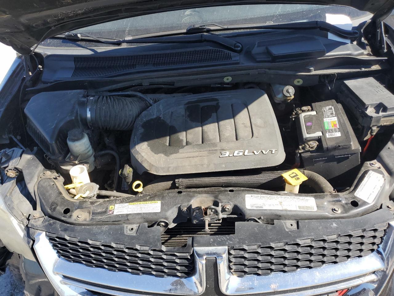 2012 Dodge Caravan VIN 2C4RDGCG6CR244386 Copart auction photo, burn / front end damage thumbnail 12