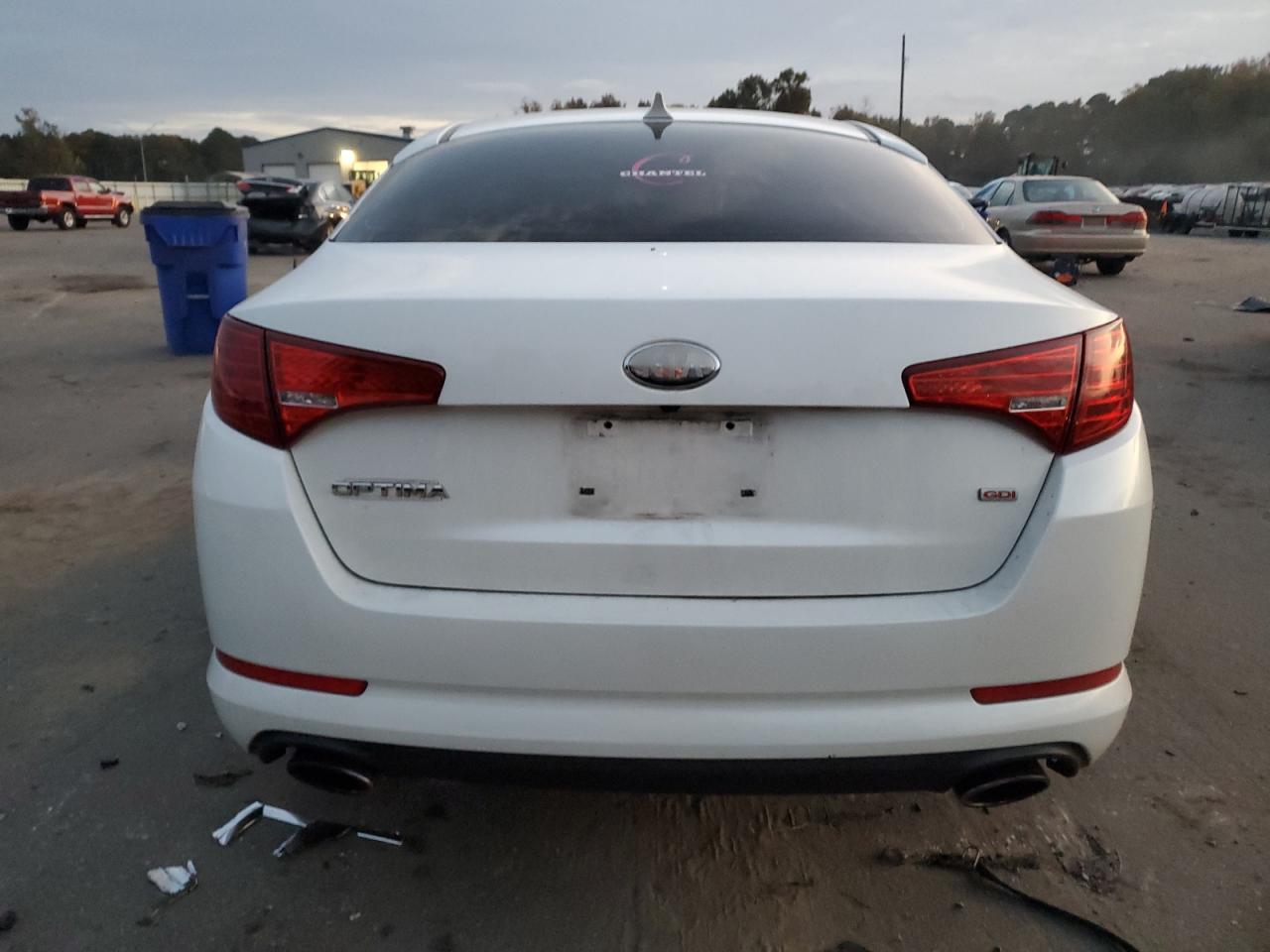 2013 KIA Optima VIN KNAGM4A75D5394882 Copart auction photo, front end / undercarriage damage thumbnail 6