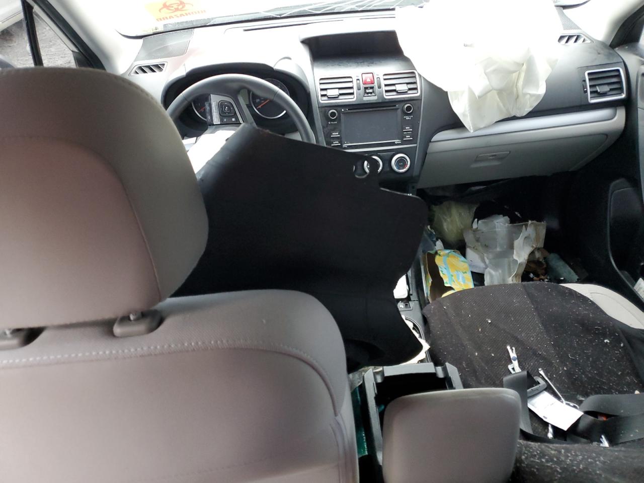 2018 Subaru Forester VIN JF2SJABCXJH571244 Copart auction photo, front end / undercarriage damage thumbnail 8