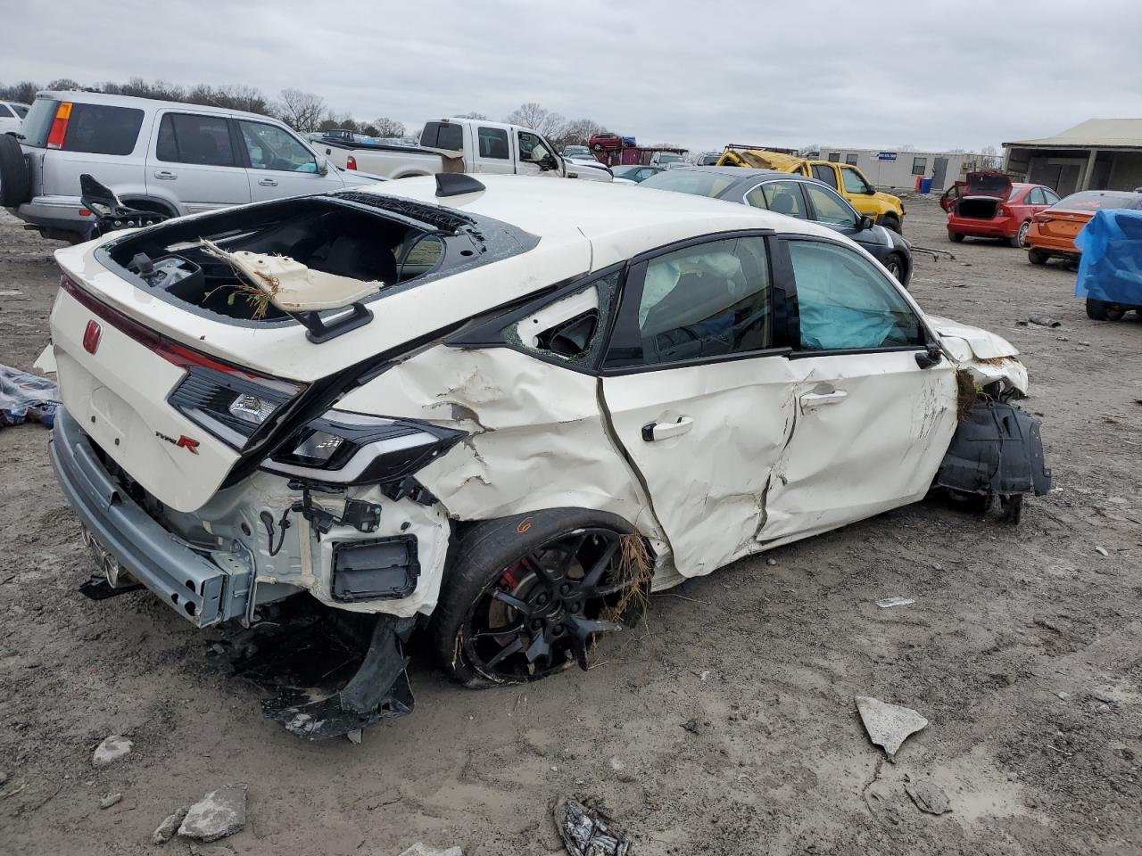2024 Honda Civic VIN JHMFL5G46RX002748 Copart auction photo, all over damage thumbnail 3