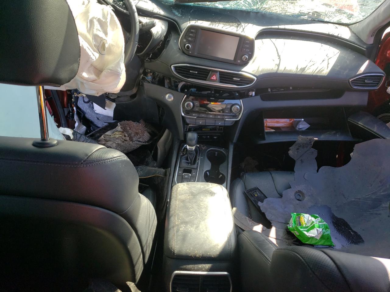 2020 Hyundai Santa Fe VIN 5NMS33AA5LH237242 Copart auction photo, front end / side damage thumbnail 8