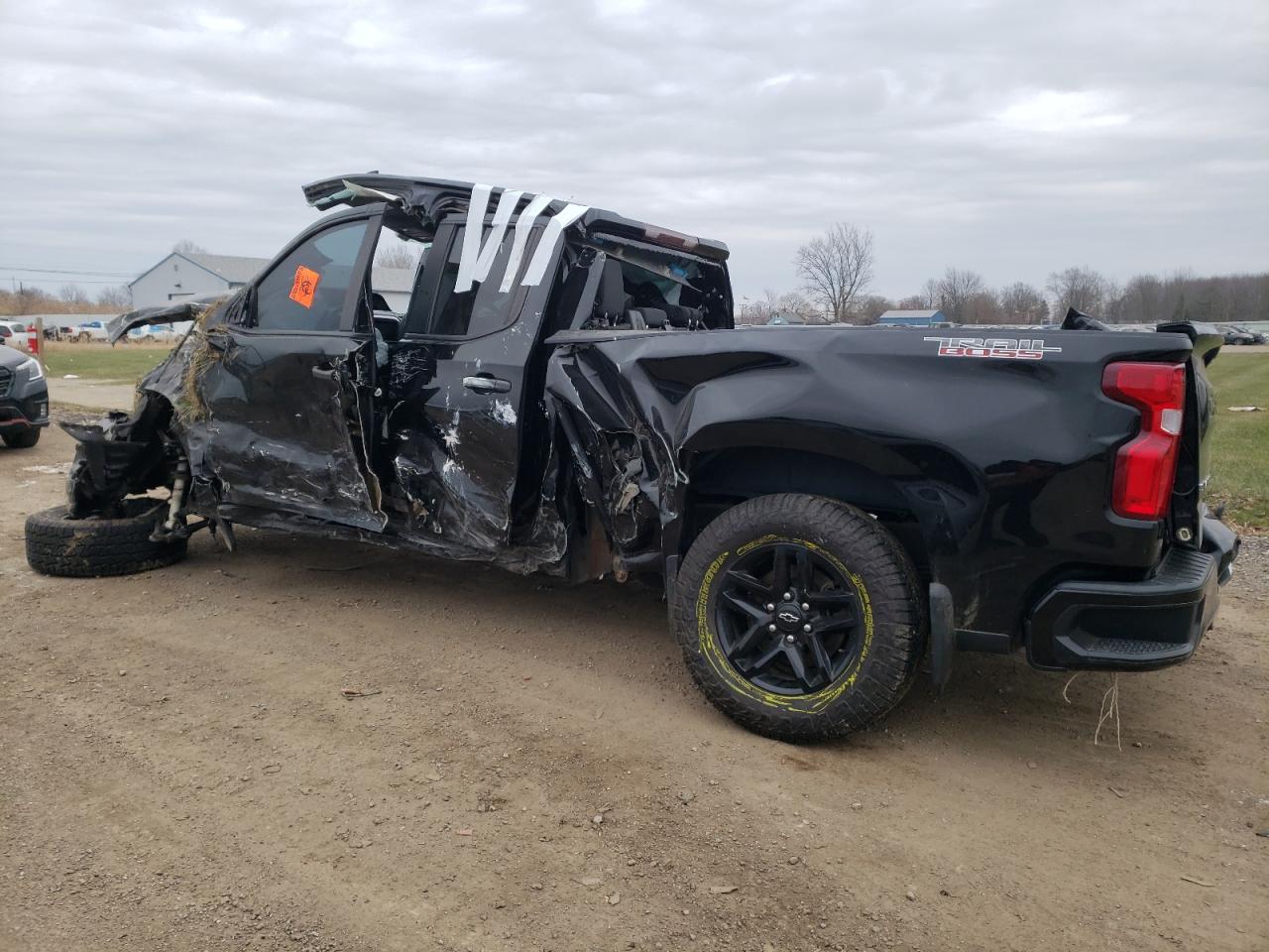 2020 Chevrolet Silverado VIN 1GCRYCEF4LZ203701 Copart auction photo, rollover / undercarriage damage thumbnail 2