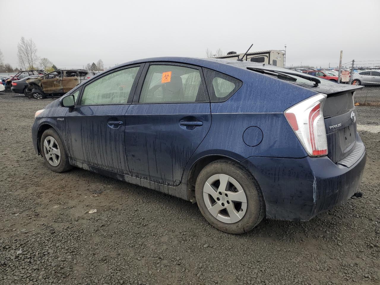 2014 Toyota Prius VIN JTDKN3DUXE1748894 Copart auction photo, vandalism damage thumbnail 2