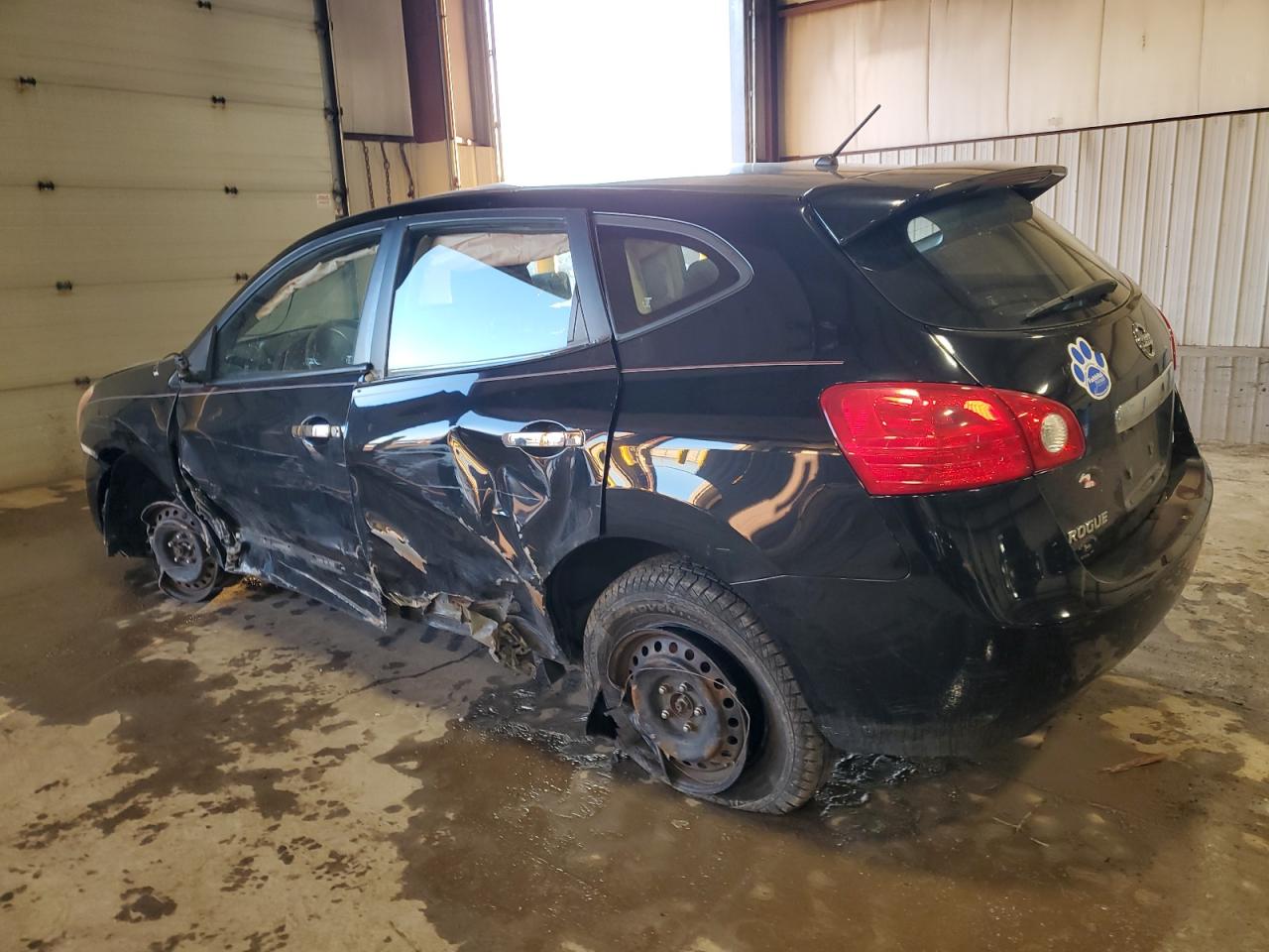 2012 Nissan Rogue VIN JN8AS5MV1CW716283 Copart auction photo, side / front end damage thumbnail 2