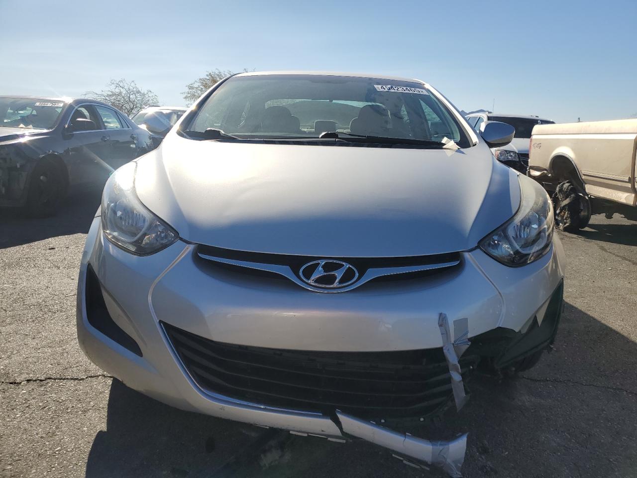 2015 Hyundai Elantra VIN 5NPDH4AE9FH566147 Copart auction photo, front end damage thumbnail 5