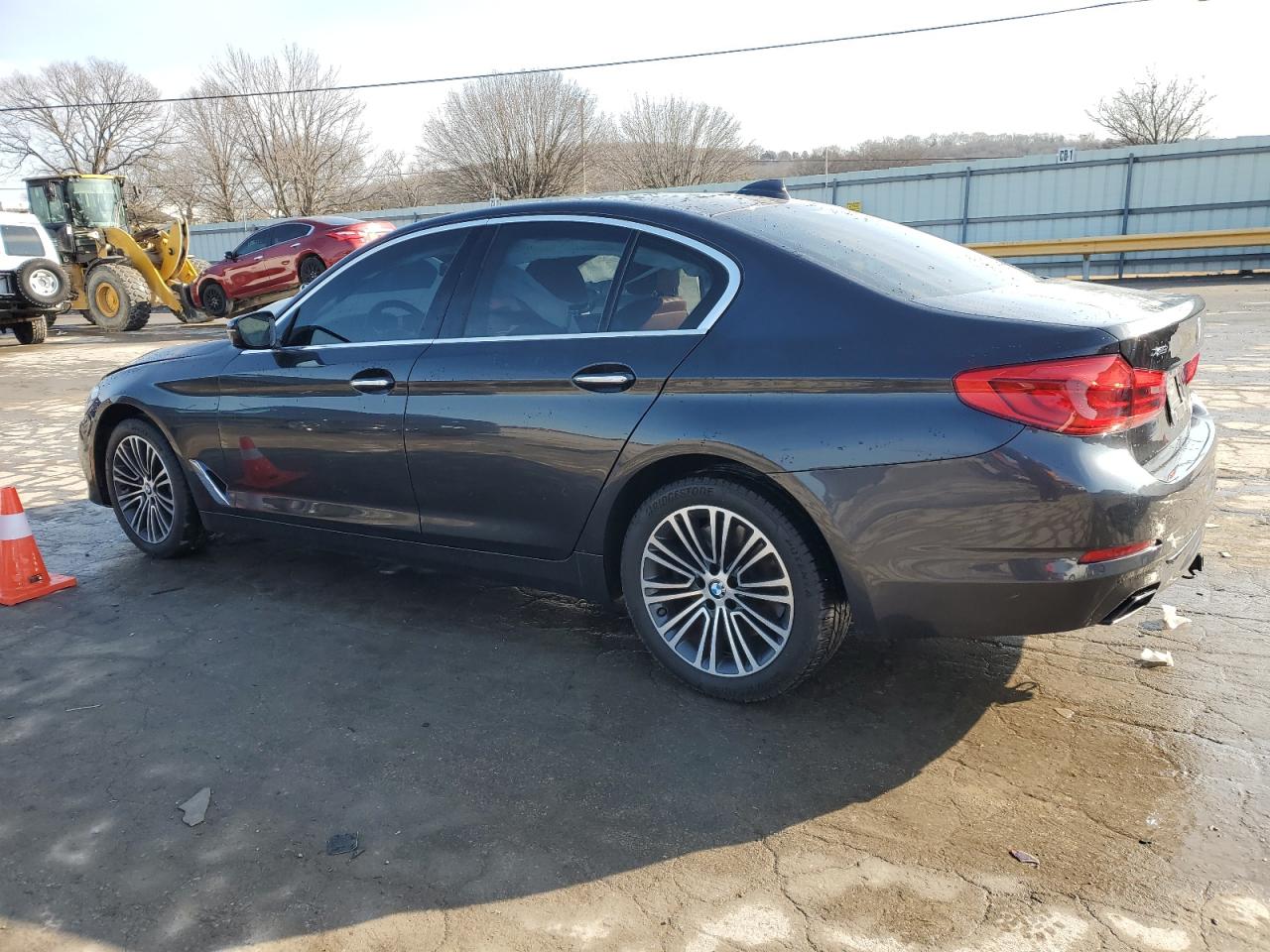 2018 BMW 5er VIN WBAJE7C53JWC57058 Copart auction photo, front end damage thumbnail 2