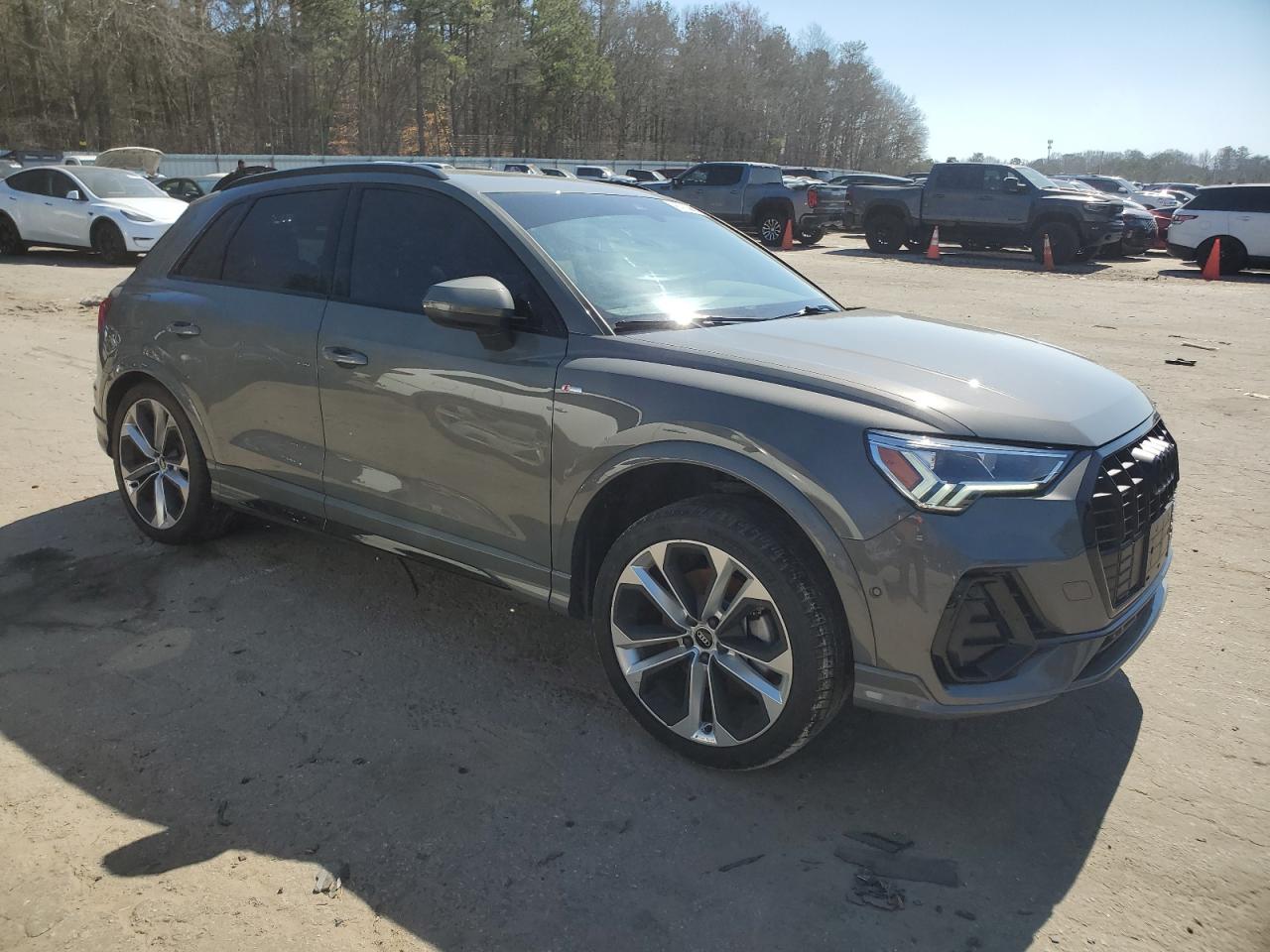 2021 Audi Q3 VIN WA1EECF32M1028239 Copart auction photo, undercarriage damage thumbnail 4