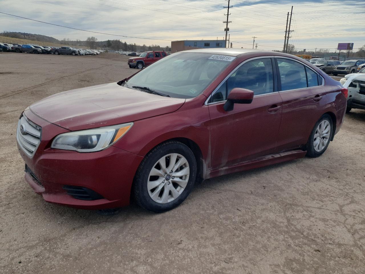 2015 Subaru Legacy VIN 4S3BNBC61F3050676