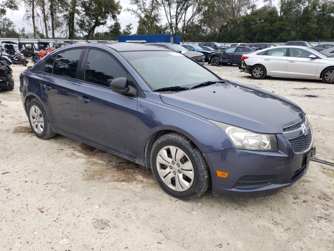 2014 Chevrolet Cruze VIN 1G1PA5SH5E7194690 Copart auction photo, rear end / front end damage thumbnail 4