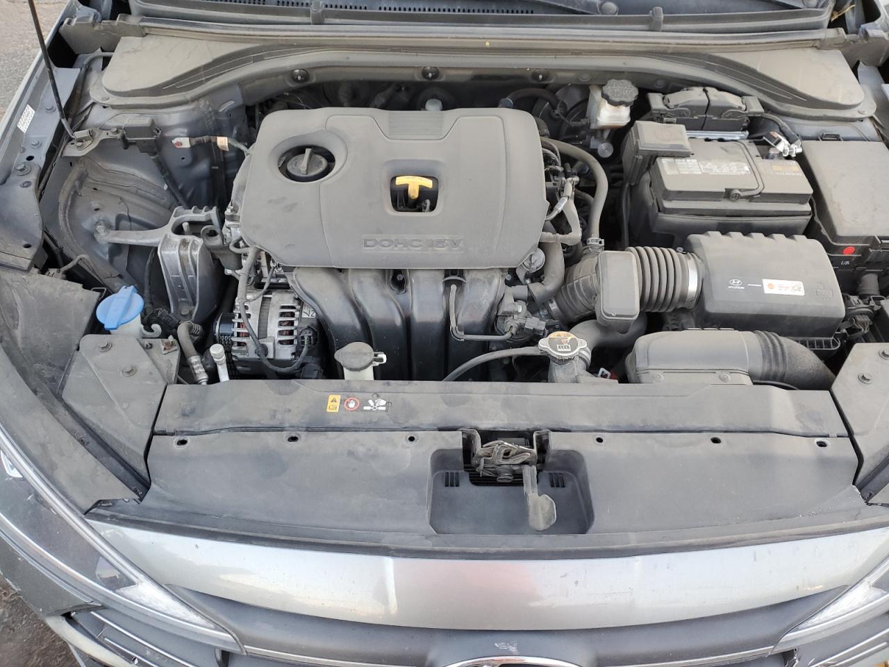 2019 Hyundai Elantra VIN KMHD84LF7KU782421 Copart auction photo, rear end / front end damage thumbnail 11