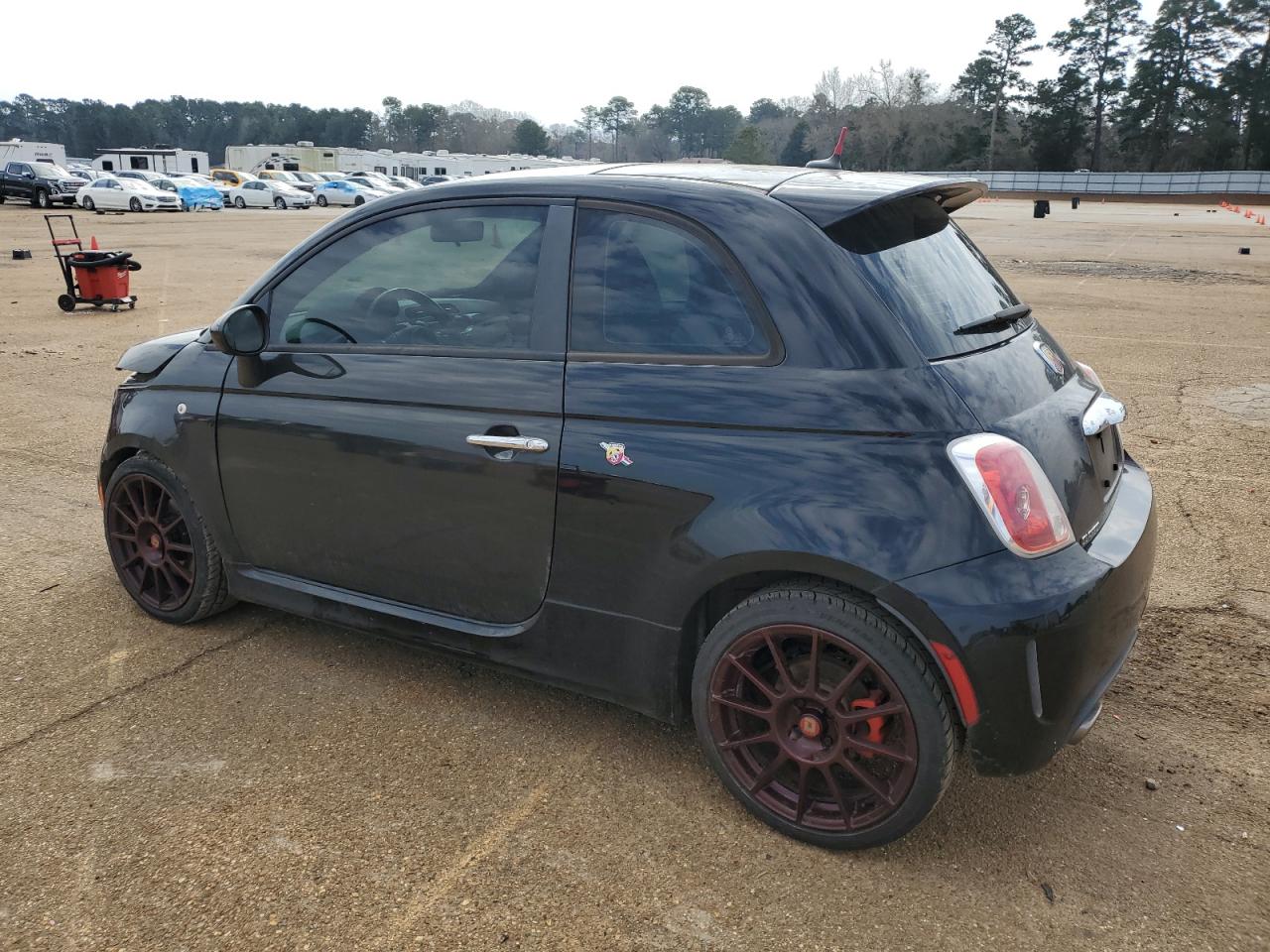 2013 Fiat 500 VIN 3C3CFFFHXDT749381 Copart auction photo, front end damage thumbnail 2
