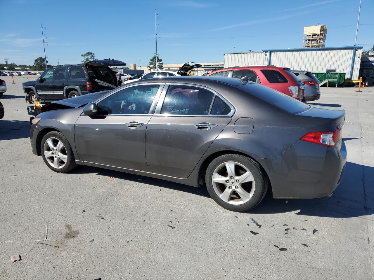 2010 Acura TSX VIN JH4CU2F67AC032175 Copart auction photo, front end damage thumbnail 2