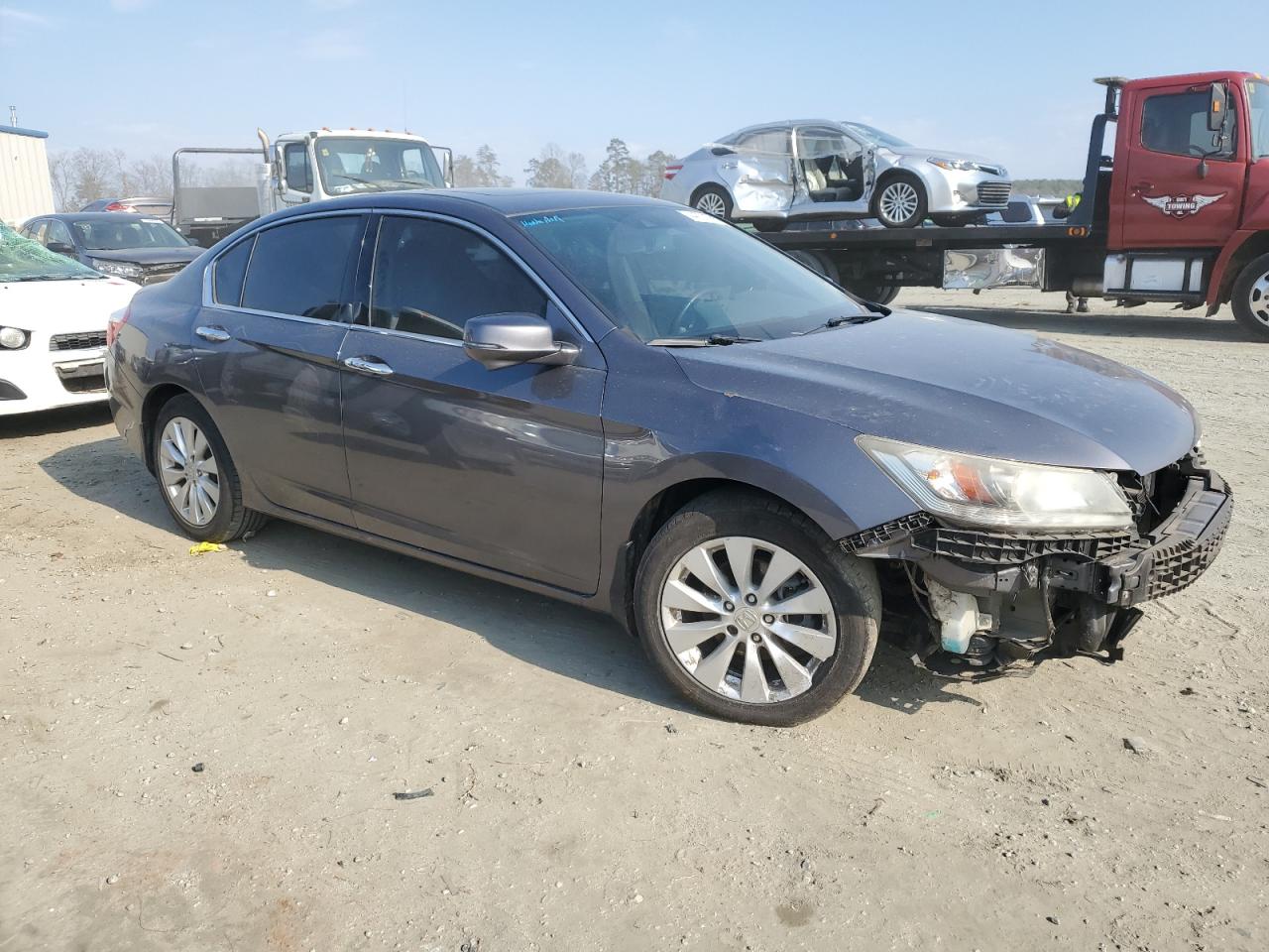 2014 Honda Accord VIN 1HGCR3F91EA024479 Copart auction photo, front end damage thumbnail 4