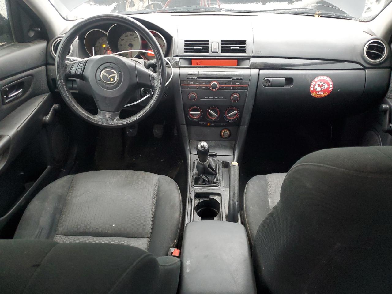 2009 Mazda 3 VIN JM1BK32F491189944 Copart auction photo, front end damage thumbnail 8
