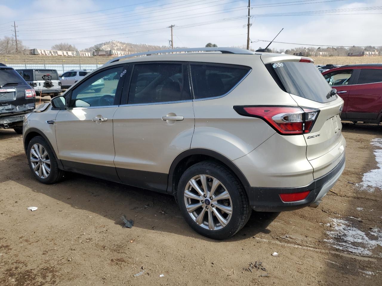 2017 Ford Escape VIN 1FMCU9J97HUB86879 Copart auction photo, front end damage thumbnail 2